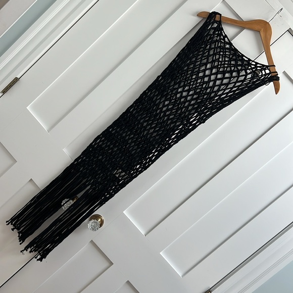 NEW FREE PEOPLE Sam Macrame Tunic Coverup - One Size - Picture 6 of 11